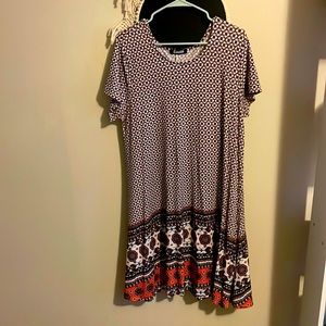 Soft SAUCI dress multicolored patterned XL